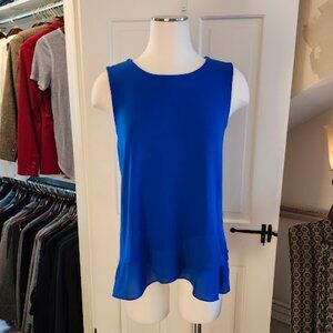 Blue Sleeveless Women's Top